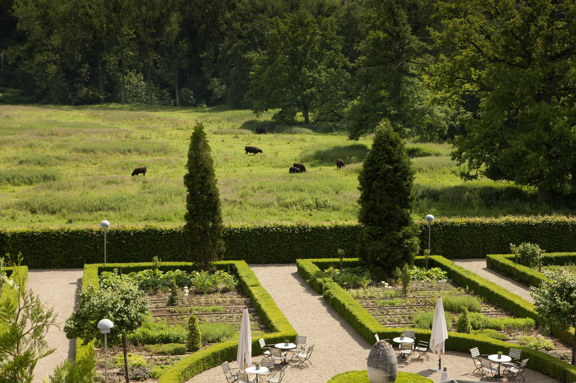 Valkenburg aan de Geul Chateau St Gerlach - Oostwegel Collection, Member Of Relais And Chateaux מראה חיצוני תמונה The garden